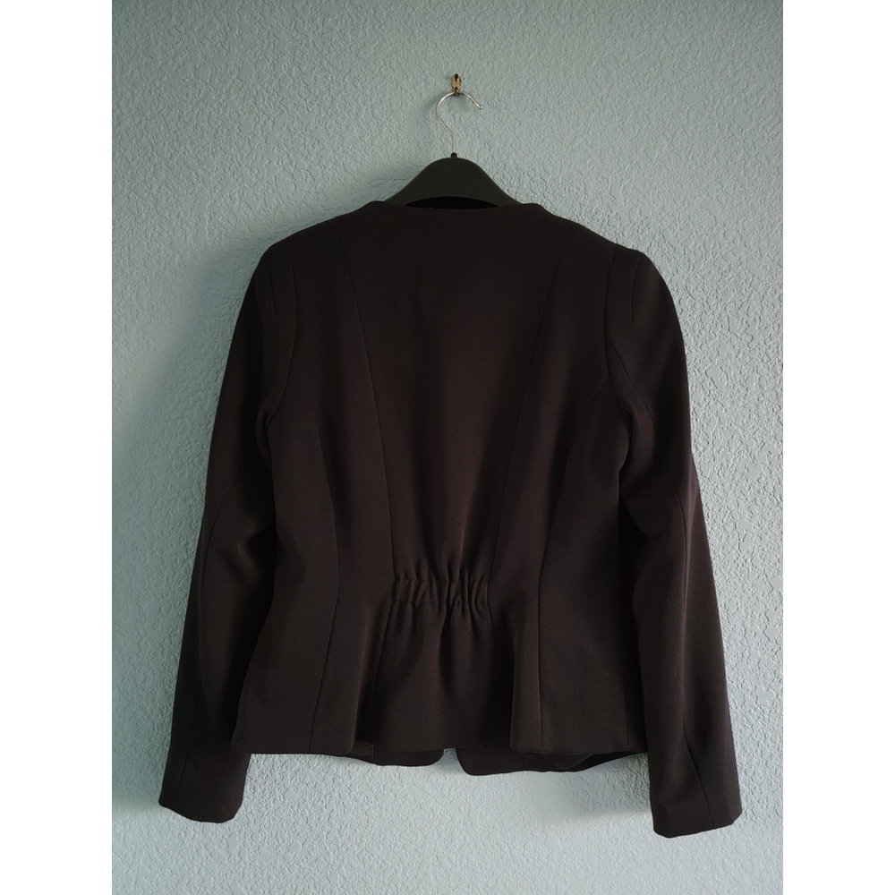 H&M | Zip-Up Collarless Blazer Jacket - Picture 8 of 10